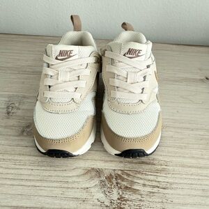 Nike Kids Tan and Cream Sneakers